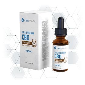 Dog CBD - Full Spectrum Pets CBD Oil (Flavours: Beef, Dosages: 1000mg)