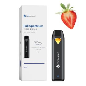 Full Spectrum CBD Vape for Rest 850mg (Terpene Profile: Strawberry, Type: Rest)