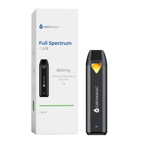 Full Spectrum CBD Vape for Calm 850mg (Terpene Profile: OG, Type: Calm)